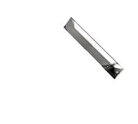 1pcs K9 Glass Rectangle Hanging Crystal Chandelier Prism Drop Pendant in One Or Two Holes for Lighting Parts Lamp Decor (Color : 63mm, Size : 1 Hole)