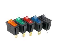 1PCS KCD3 rocker switch 15A/20A 125V/250V 3 Pin equipment power switch(Green)