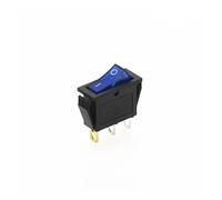 1PCS KCD3 rocker switch ON-OFF 2-position 3-pin equipment with light power switch 16A 250VAC/ 20A 125VAC(Blue)