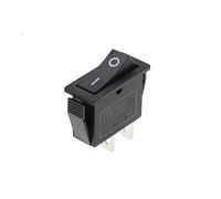 1PCS KCD3 Rocker Switch ON-OFF ON-OFF-ON 2 Position 3Pins Electrical equipment With Light Power Switch 16A 250V / 20A 125V AC IDGTTLDF(Black 2Pin)