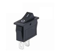 1PCS KCD3 Rocker Switch ON-OFF ON-OFF-ON 2 Position 3Pins Electrical equipment With Light Power Switch 16A 250V / 20A 125V AC IDGTTLDF(2D 2PIN Black)