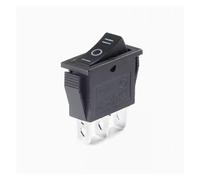 1PCS KCD3 Rocker Switch ON-OFF ON-OFF-ON 2 Postion 3 Pins Electrical equipment With Light Power Switch 16A 250V / 20A 125V AC IDGTTLDF(Black 3P3T)