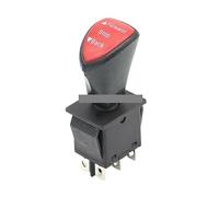 1Pcs KCD4-604 6Pin Latching Forward-Stop-Back Slide Toggle Switch AC 250V 16A 125V 20A CBQZCHWDKT