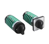1pcs KDHC-32/6x10-6 32A 10 Position 6 Pole Gas Shielded Welding Machine Fine-Tuning Welding Machine Rotary Selector Cam Switch(32A with panel)