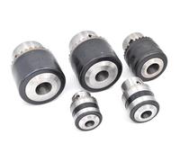 1pcs Keys Drill Chuck B10 B12 B16 B18 0.6-6MM 1-10MM 1.5-13MM 3-16MM 1-16MM Light Duty Collet Chuck for CNC Drilling Machine(B10(0.6-6MM))