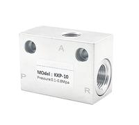 1PCS KKP-06/08/10/15/20/25 Quick Exhaust Valve Cylinder Speed Boost Acceleration Pneumatic Rapid Valve(KKP-25)