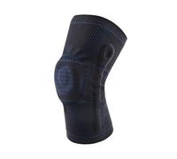 1PCS Knee Sleeves for Men Women,Compression Brace Sleeve with Side Stabilizers & Patella Gel Pad, Bands(Dark Gray,L)