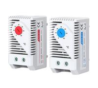 1pcs KTS011 KTO011 NO NC Temperature Controller Mechanical Switch Cabinet Thermostat And Humidity Control 0-60℃ AC250V 10A(KTS011-NO)