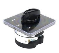 1PCS L9-50/1 50A 3Position 4 Screws 1P Black Panel Universal Power Knob Selection Changeover Rotary Cam Switch