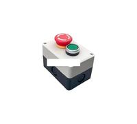 1pcs LA38 button box switch emergency stop button control industrial control start stop two hole positions IDGTTLDF
