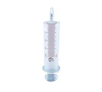 1pcs Laboratory Glass Syringe - Large Caliber Enema Device - 150ml/200ml/250ml/300ml/500ml(300ml)