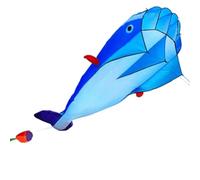 1Pcs Large Animal Beach Kite, Skeleton-Free Soft Whale Kite, Anti-Tear Easy to Fly for Outdoor Entertainment