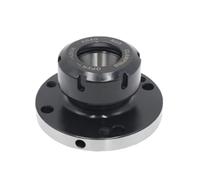 1pcs Lathe Chuck ER16 ER25 ER32 ER40 ER50 100mm 80mm Spindle Flange Four Axis Cartridge Collet Fixture for CNC Tools Accessories(ER32-D100 (3Hole))