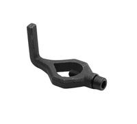 1pcs Lathe Dog Vertical Handle Carbon Steel Driving for Grinding Machine Shaft Lathe Self-Tightening Angle Heart Chuck(Dia. 21mm)