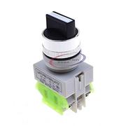 1Pcs LAY37 LAY37-20X/3 Rotary Switch 3 Position 3P Three position knob button switch opening 22mm (A-style)