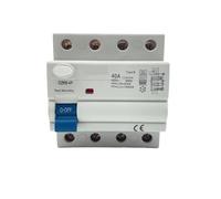 1PCS leakage circuit breaker 1P+N 3P+Nrccb 2p 4P B type circuit breaker(4P40A300MA)