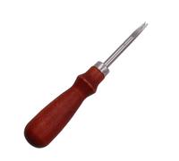 1pcs Leather Knife Edge Beveler Sharp Cutting Tool V-Shaped Blade Trimming Chipper Handmade DIY Shoveling Tools(1.2mm)