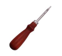 1pcs Leather Knife Edge Beveler Sharp Cutting Tool V-Shaped Blade Trimming Chipper Handmade DIY Shoveling Tools(1.0mm)