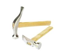 1PCS Leather Upper Handmade Hammer with Wooden Handle for Tapping Over Hand Stitches Lacing Remmending Shoe Lightweight Making Tool(Short Style)