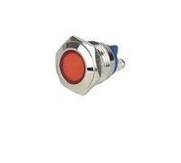 1PCS LED indicator light 16mm ring connector 12V 220V(Red,12V)