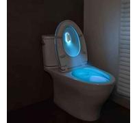 1Pcs Led Motion Sensor Night Light, Usb Rechargeable, 8 Color Changing