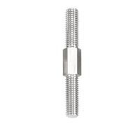 1pcs Left And Right Thread Double End Thread Rod 304 Stainless Steel Outer Hexagon Conversion(150mm,M16)