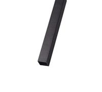 1pcs Length 1000mm 3K Full Carbon Plain Matte High Strength Carbon Fiber Rectangular Square Tube, for Sports Equipment Fiber Rectangular Pipe(28x28x24mm)