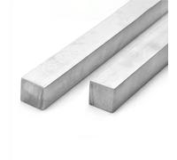 1pcs Length 300mm 304 Stainless Steel Square Rod, 5mm 6mm 7mm 8mm 10mm 12mm 15mm 18mm 20mm 25mm 30mm Square Bar Rods(5MM)
