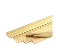 1pcs Length 500mm Brass Row Plate Strip Flat Bar Thickness 3.0mm~10mm for Crafting Maintenance Electrical Architectural(4x20x500mm 1pc)