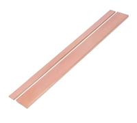 1Pcs Length 500mm T2 Purple Copper Flat Bar Strip Pure Copper Plate Thickness 0.5mm-20mm(1.2mmx25mmx500mm)