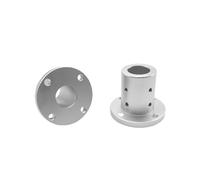 1Pcs Lengthening Guide Shaft Support Circular Flange Flat Optical Fixing Seat Hole Diameter 12mm 16mm 20mm 25mm 30mm(Circular flange,Hole diameter 16mm)