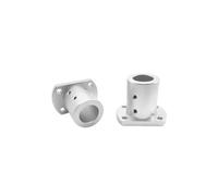 1Pcs Lengthening Guide Shaft Support Circular Flange Flat Optical Fixing Seat Hole Diameter 12mm 16mm 20mm 25mm 30mm IDGTTLDF(Double cut flange,Hole diameter 16mm)