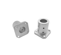 1Pcs Lengthening Guide Shaft Support Circular Flange Flat Optical Fixing Seat Hole Diameter 12mm 16mm 20mm 25mm 30mm IDGTTLDF(Square flange,Hole diameter 30mm)