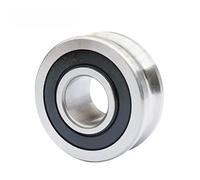 1PCS LFR50/4/5/8 U Type Double Row Roller Rod Guide Pulley Bearing with grooved(LFR 5201-12)