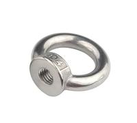 1PCS Lifting eye nuts 304 Stainless Steel Ring Nut Triangle Lifting Eye Nut M3 M4 M5 M6 M8 M10 M12 M14 M16 M18 M20 M24(Ring,M4-1PCS)