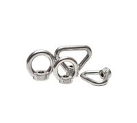 1pcs Lifting Eye Nuts M3 M4 M5 M6 M8 M10 M12 M14 M16 M18 M20 M24 Stainless Steel Round/Triangle Ring Thumb Nut DIN582(M16)