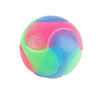 1Pcs Light Up Dog Balls Squishy Pet Color Light Ball Flashing Elastic Ball LED Molar Ball Glowing Fetch Ball Dog Toy Interactive Toys for Dogs