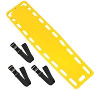 1pcs Lightweight Water Floating Spine Board Stretcher - Portable EMT Backboard for Patient Transport/Immobilization - PE Plastic(Yellow)