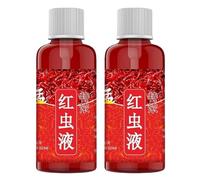 1pcs Liquid Blood Worm Scent Fish Attractant Concentrated Additive Bait Fishing Perch Tool E0A7 Worm Fish Red Liquid Catfish