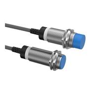 1pcs LJ18A3-5 Inductive Proximity Switch Sensor M18 Series Sensing Distance 5mm Flush 6-36V NPN PNP With 2m Cable(5MM DC 3-wire PNP NO)