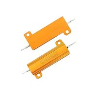 1PCS Load Resistor 50W 100W Aluminum Power Metal Shell Case Wirewound Resistor 1ohm 2ohm 4ohm 6ohm 8ohm 10ohm 20ohm 100ohm 1kohm(100W-100R)