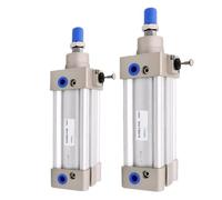 1pcs Lockable Standard Pneumatic Cylinder SAILF/B 40 50 63 80 100 Stroke 25/50/75/100/200/500/1000-S with Magnet(St 100mm-S,SAILF Bore 80mm)