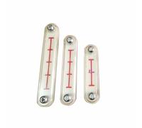 1pcs Long Oil Mark King Scale Liquid Level Gauge - Accurate Liquid Measurement, M10x1.5 Screws, Hole Spacing 50/80/100/125/160mm(125mm)