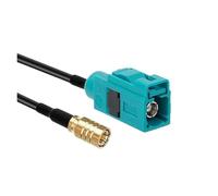1pcs/LOT Fakra-Z Type Female Jack To SMB/BNC/TNC/UHF/M/N/F Male/Connector Adapter Cable GPS Antenna RG174(FAKRA -SMBF,30CM)