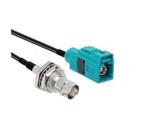 1pcs/LOT Fakra-Z Type Female Jack To SMB/BNC/TNC/UHF/M/N/F Male/Connector Adapter Cable GPS Antenna RG174(FAKRA -BNCF,10CM)