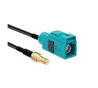 1pcs/LOT Fakra-Z Type Female Jack To SMB/BNC/TNC/UHF/M/N/F Male/Connector Adapter Cable GPS Antenna RG174(FAKRA -SMBM,10CM)