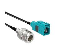 1pcs/LOT Fakra-Z Type Female Jack To SMB/BNC/TNC/UHF/M/N/F Male/Connector Adapter Cable GPS Antenna RG174(FAKRA-NF,10CM)
