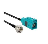 1pcs/LOT Fakra-Z Type Female Jack To SMB/BNC/TNC/UHF/M/N/F Male/Connector Adapter Cable GPS Antenna RG174(FAKRA - FM,10CM)