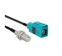 1pcs/LOT Fakra-Z Type Female Jack To SMB/BNC/TNC/UHF/M/N/F Male/Connector Adapter Cable GPS Antenna RG174(FAKRA -FF,10CM)