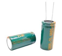 1pcs/lot H096 35v 6800UF aluminum electrolytic capacitor size 18 * 35 6800UF35V 20% AUOQKQUT